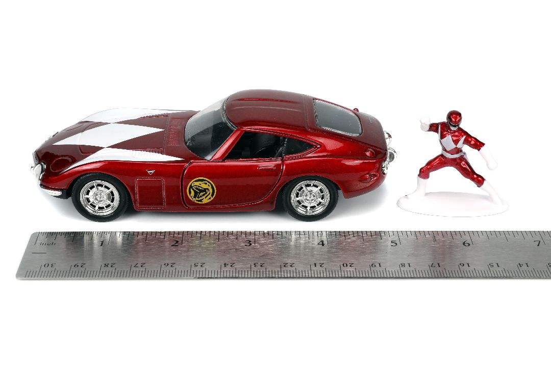 Jada 1/32 1967 Toyota 2000GT with Red Ranger thumbnail 10