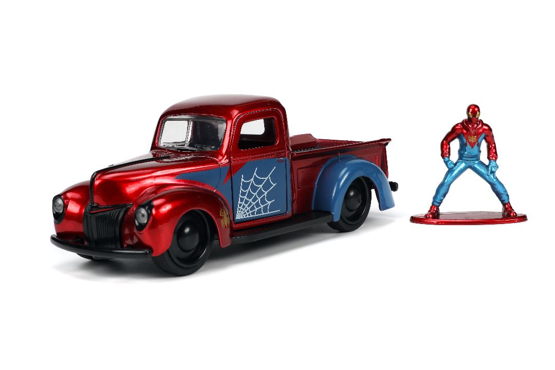 Jada 1/32 "Hollywood Rides" 1941 Ford Pickup with Spider-Man – image 2