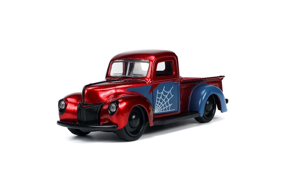 Jada 1/32 "Hollywood Rides" 1941 Ford Pickup with Spider-Man – image 5