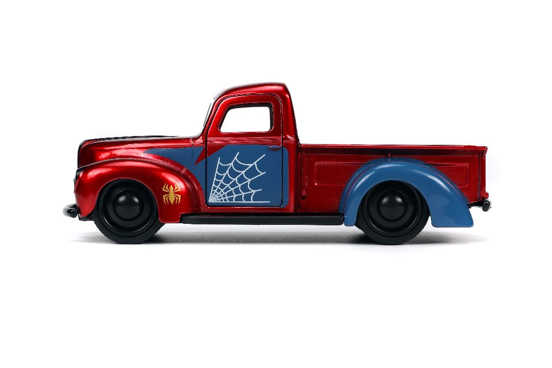 Jada 1/32 "Hollywood Rides" 1941 Ford Pickup with Spider-Man – image 6