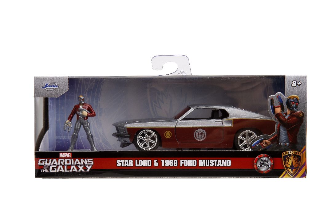 Jada 1/32 "Hollywood Rides" Marvel 1969 Ford Mustang W/Star-Lord – image 18