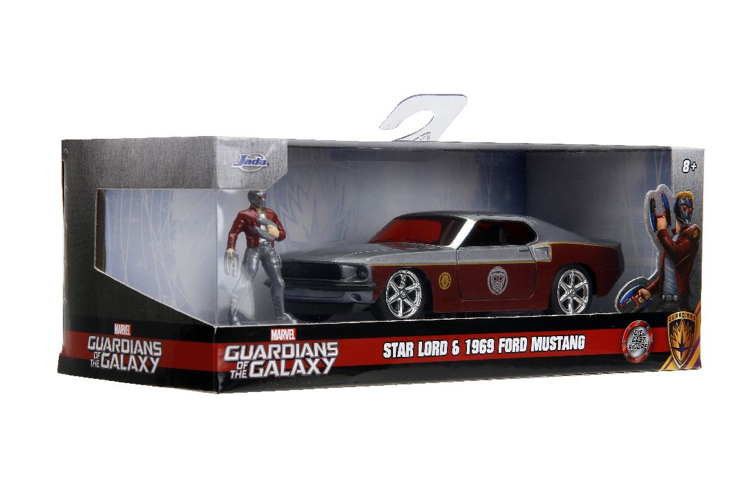 Jada 1/32 "Hollywood Rides" Marvel 1969 Ford Mustang W/Star-Lord – image 19