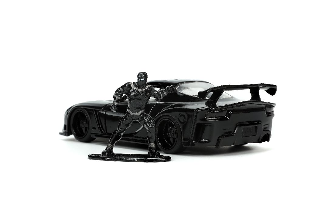 Jada 1/32 "Hollywood Rides" Marvel 1993 Mazda RX7 w/Blk Panther – image 3