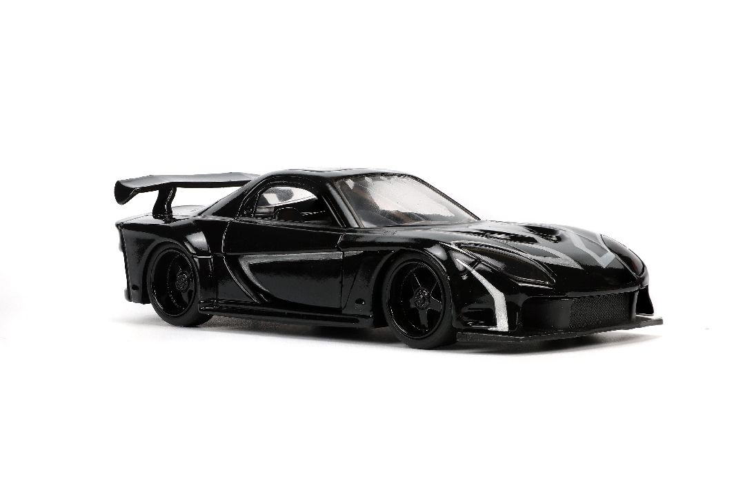 Jada 1/32 "Hollywood Rides" Marvel 1993 Mazda RX7 w/Blk Panther – image 12