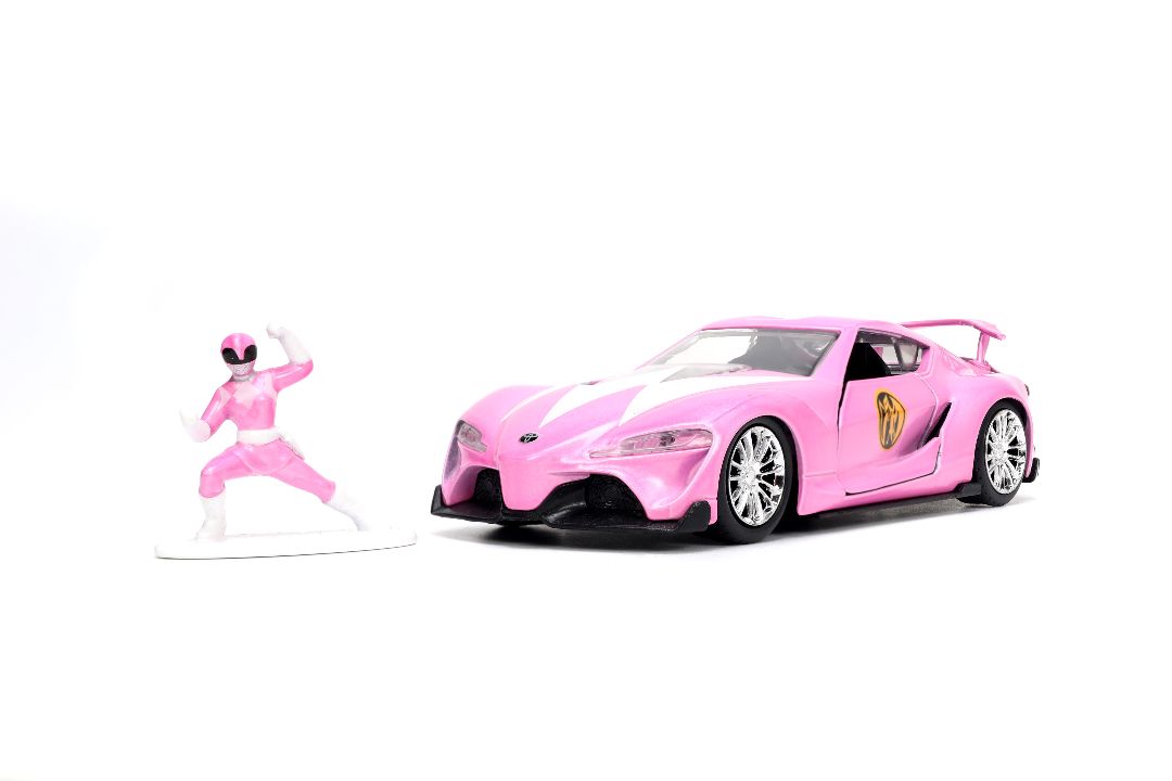 Jada 1/32 "Hollywood Rides" Toyota FT-1 Concept with Pink Ranger – image 2