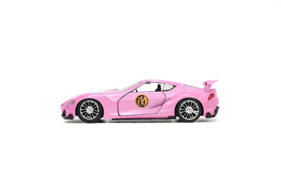 Jada 1/32 "Hollywood Rides" Toyota FT-1 Concept with Pink Ranger – image 6