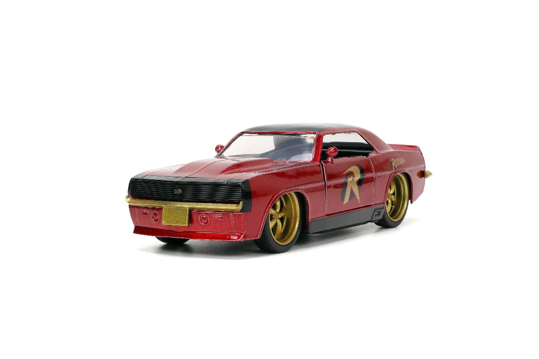 Jada 1/32 "Hollywood Rides" DC Comics 1969 Chevy Camaro w/Robin – image 5