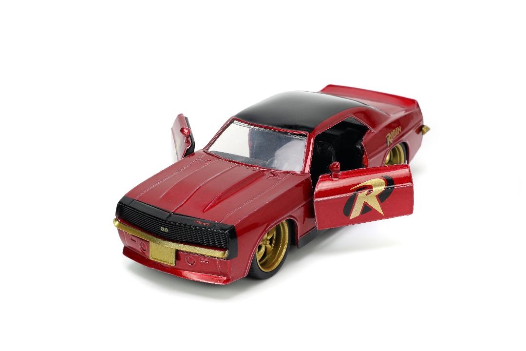 Jada 1/32 "Hollywood Rides" DC Comics 1969 Chevy Camaro w/Robin – image 14