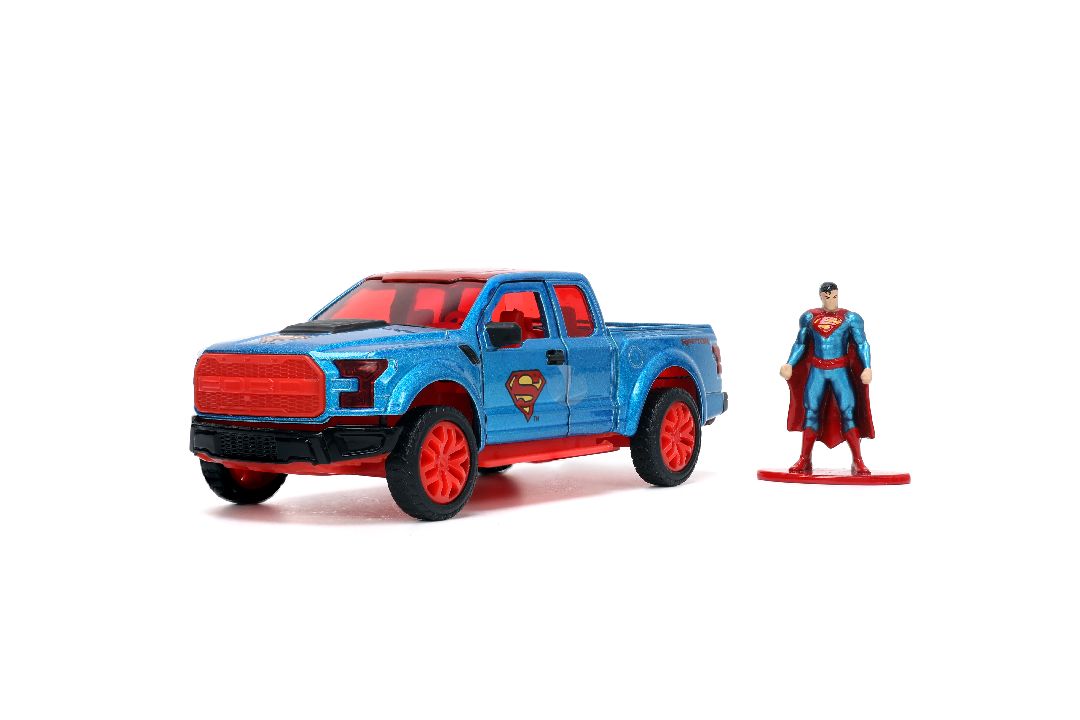 Jada 1/32 "Hollywood Rides" Marvel 2017 F-150 Raptor w/Superman – image 3