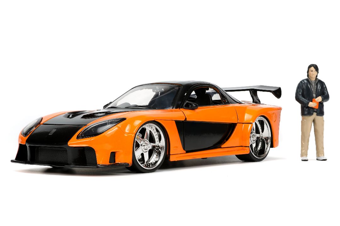 Jada 1/24 "Fast & Furious" Hans's Mazda RX-7 with Han – image 2