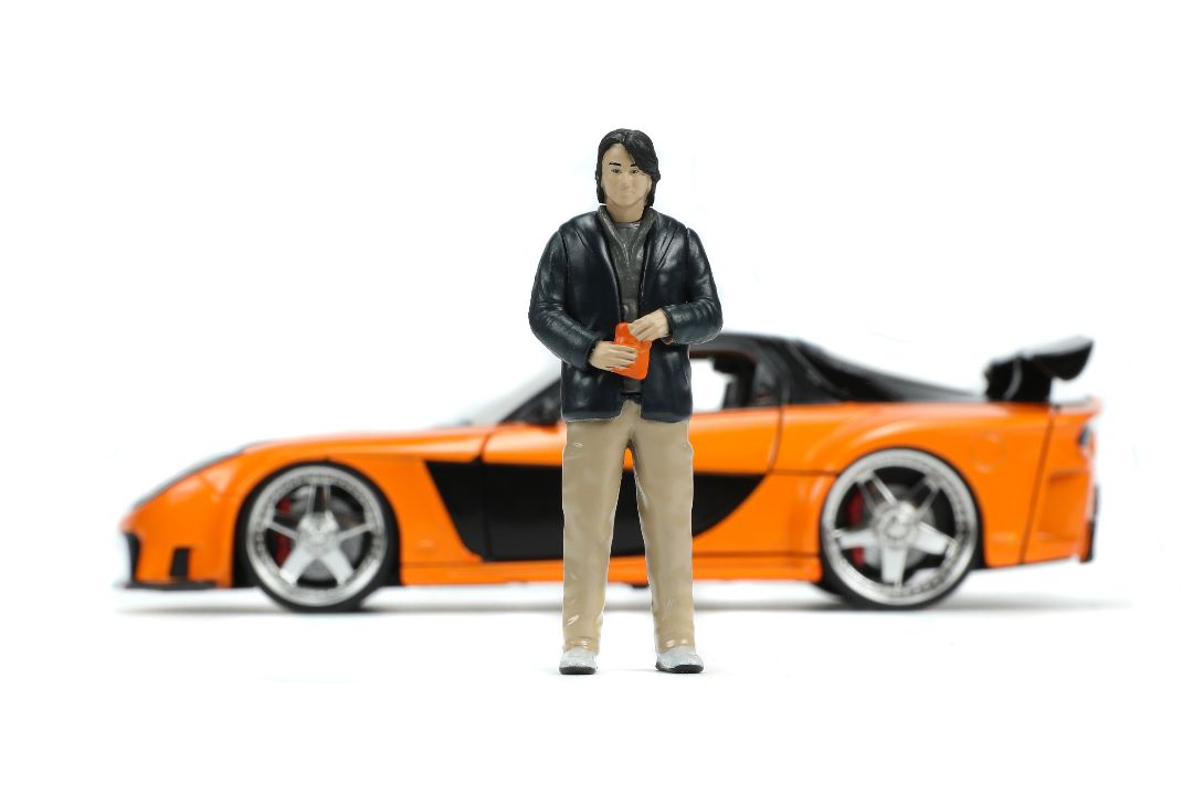 Jada 1/24 "Fast & Furious" Hans's Mazda RX-7 with Han – image 3
