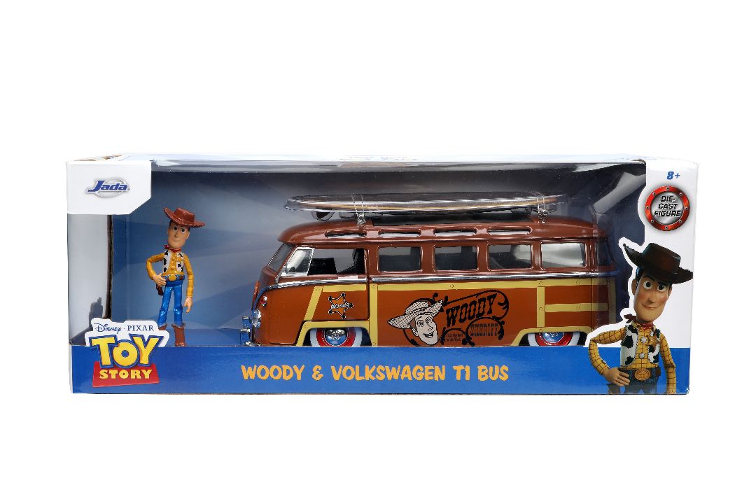 Jada 1/24 "Hollywood Rides" Disney 1962 VW Bus with Woody – image 19