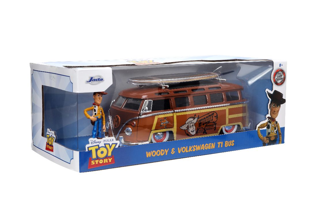 Jada 1/24 "Hollywood Rides" Disney 1962 VW Bus with Woody – image 20