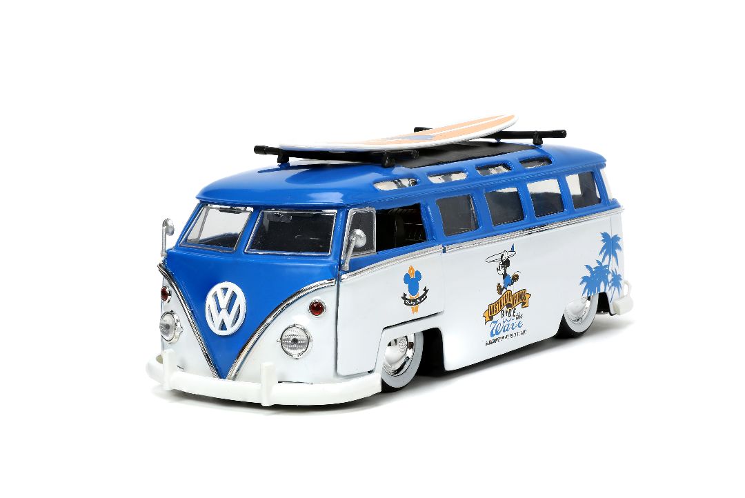 Jada 1/24 "Hollywood Rides" Disney 1962 VW Bus w/ Mickey Mouse – image 9