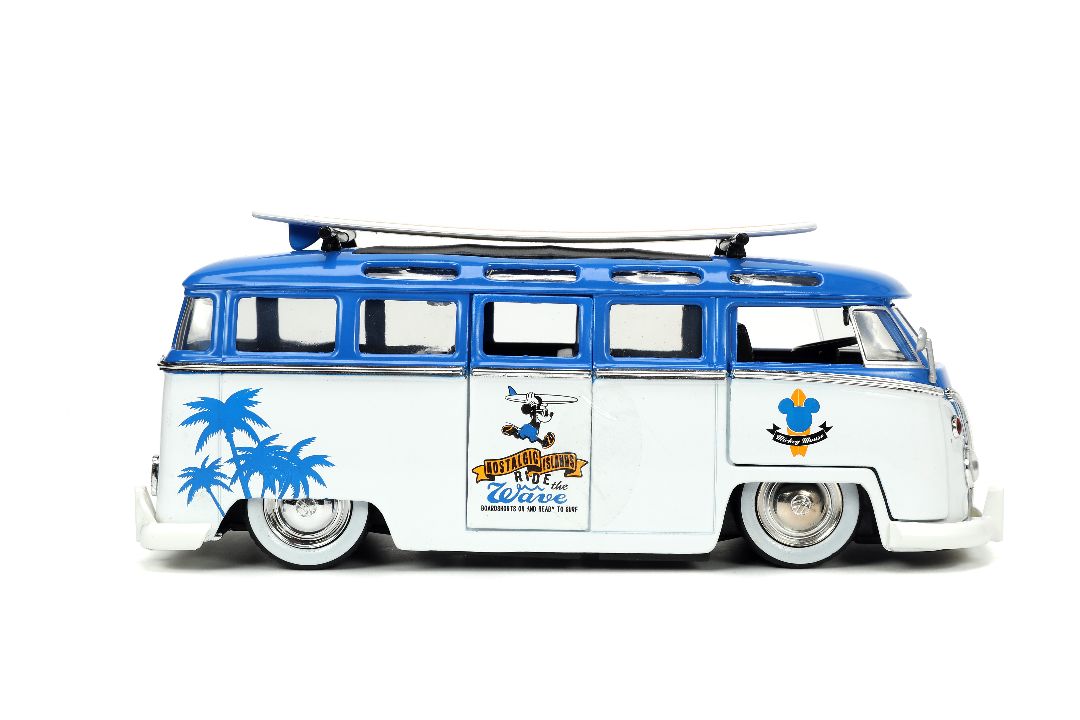 Jada 1/24 "Hollywood Rides" Disney 1962 VW Bus w/ Mickey Mouse – image 15