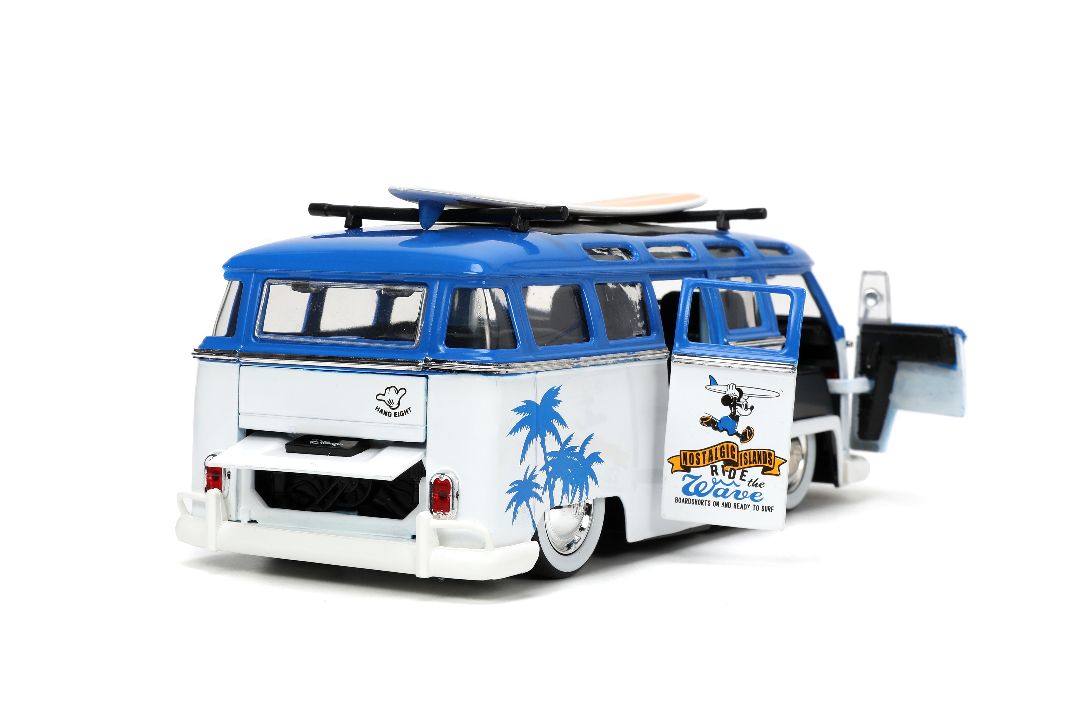 Jada 1/24 "Hollywood Rides" Disney 1962 VW Bus w/ Mickey Mouse – image 19