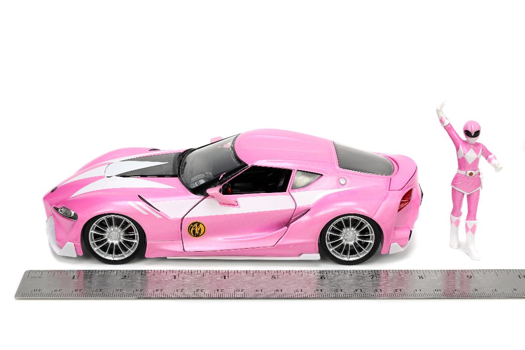 Jada 1/24 Toyota FT-1 Concept w/PINK RANGER – image 16