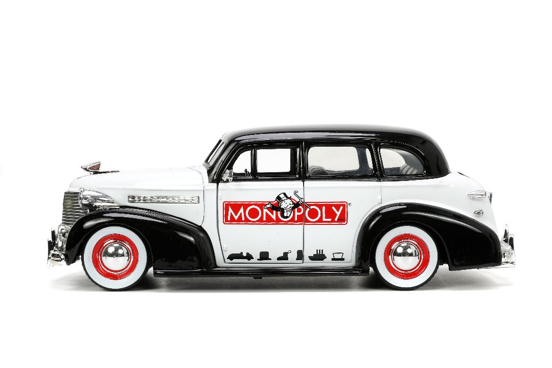 Jada 1/24 "Hollywood Rides" 1939 Chevy Master Deluxe Mr Monopoly – image 6