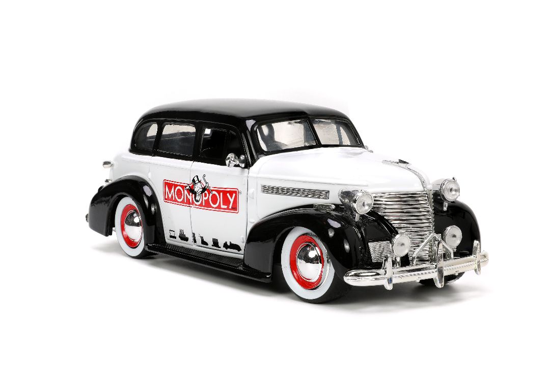 Jada 1/24 "Hollywood Rides" 1939 Chevy Master Deluxe Mr Monopoly – image 11