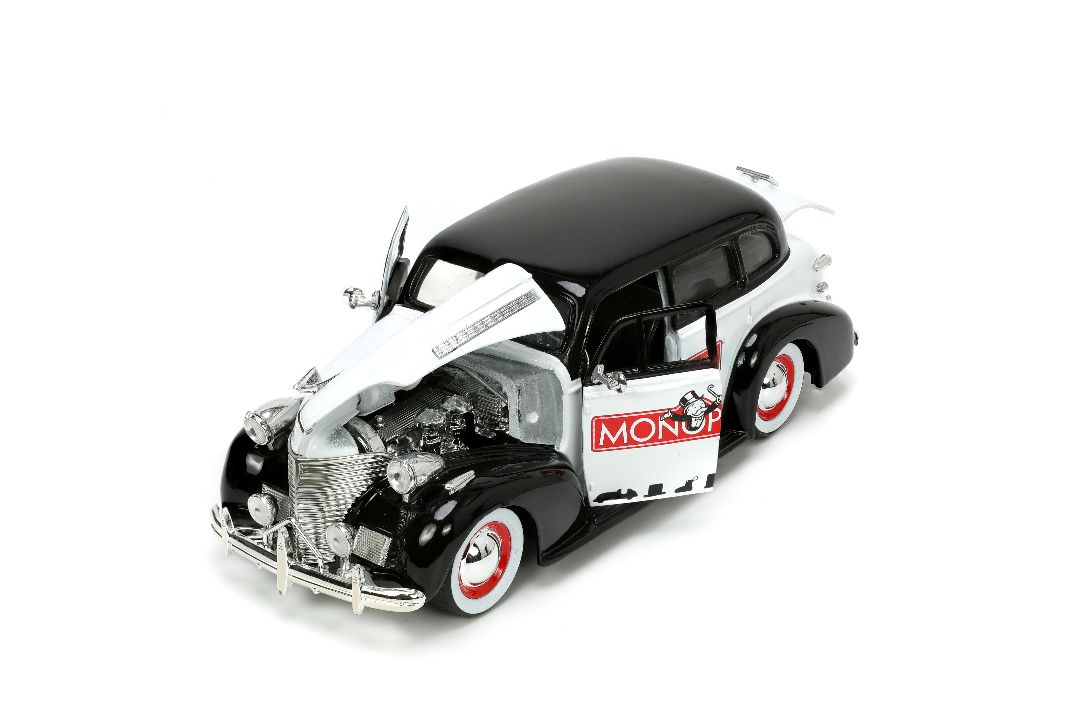 Jada 1/24 "Hollywood Rides" 1939 Chevy Master Deluxe Mr Monopoly – image 14