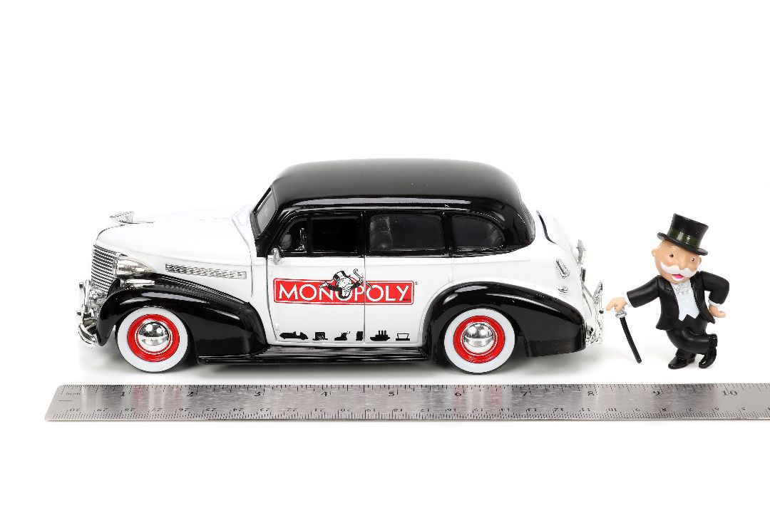 Jada 1/24 "Hollywood Rides" 1939 Chevy Master Deluxe Mr Monopoly – image 16