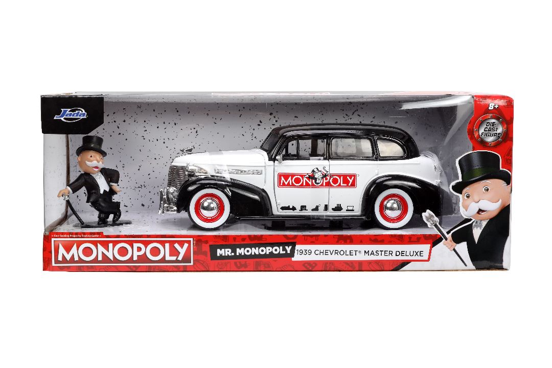 Jada 1/24 "Hollywood Rides" 1939 Chevy Master Deluxe Mr Monopoly – image 17