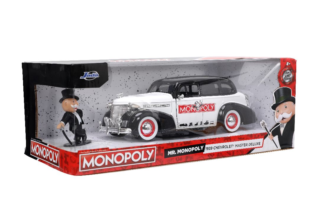 Jada 1/24 "Hollywood Rides" 1939 Chevy Master Deluxe Mr Monopoly – image 18