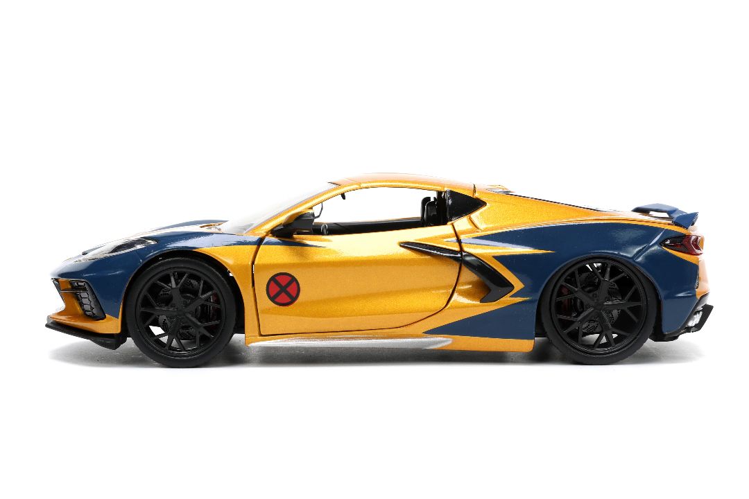 Jada 1/24 "Hollywood Rides" 2020 Corvette Stingray w/Wolverine – image 8