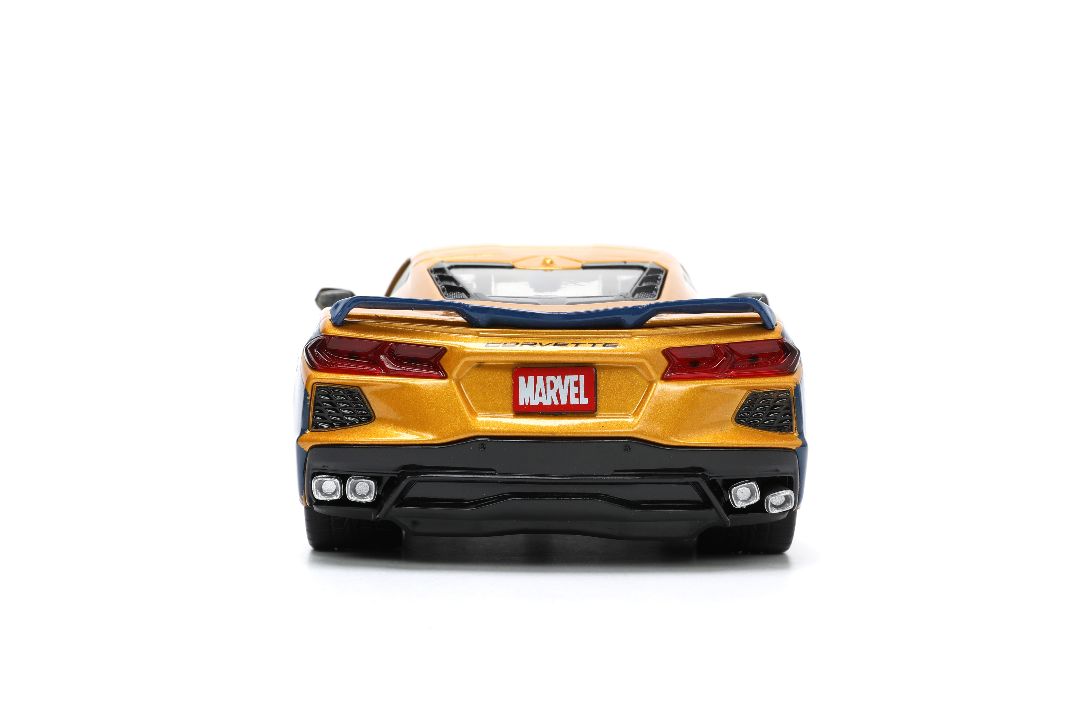 Jada 1/24 "Hollywood Rides" 2020 Corvette Stingray w/Wolverine – image 6