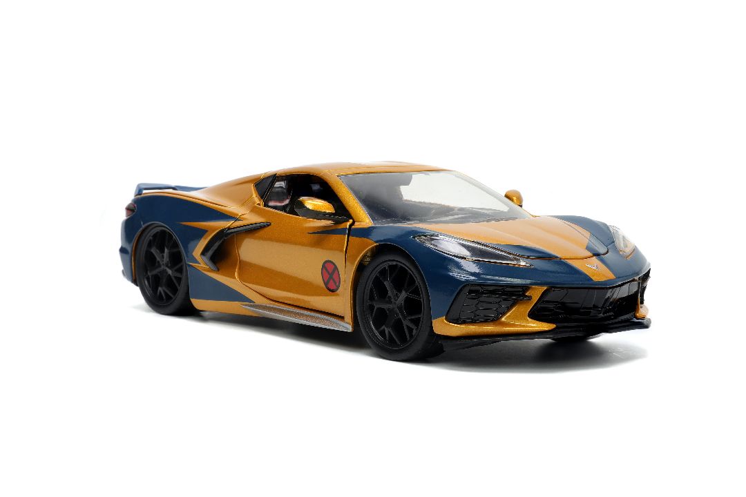 Jada 1/24 "Hollywood Rides" 2020 Corvette Stingray w/Wolverine – image 11