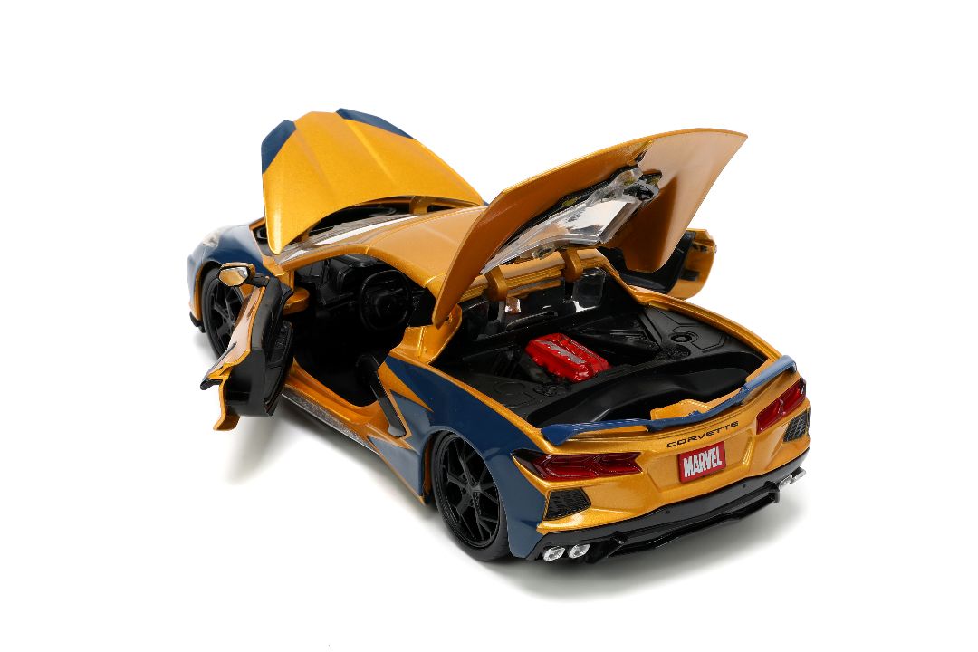 Jada 1/24 "Hollywood Rides" 2020 Corvette Stingray w/Wolverine – image 12