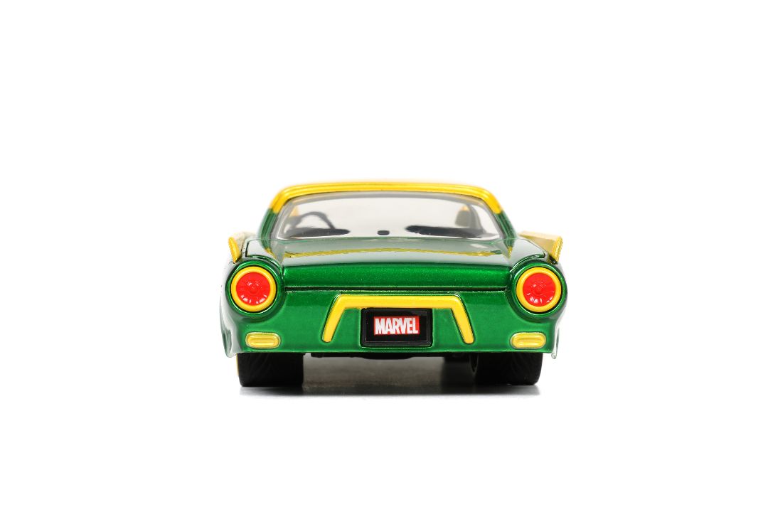 Jada 1/24 "Hollywood Rides" Marvel 1963 Thunderbird with LOKI – image 8