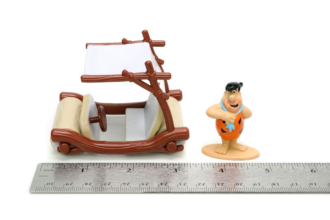 Jada 1/32 "Hollywood Rides" The Flintmobile - Fred Flintstone – image 14
