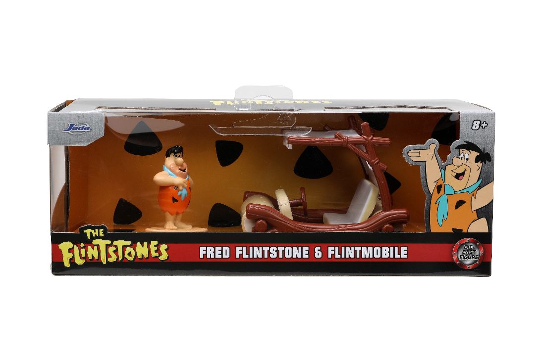 Jada 1/32 "Hollywood Rides" The Flintmobile - Fred Flintstone – image 16