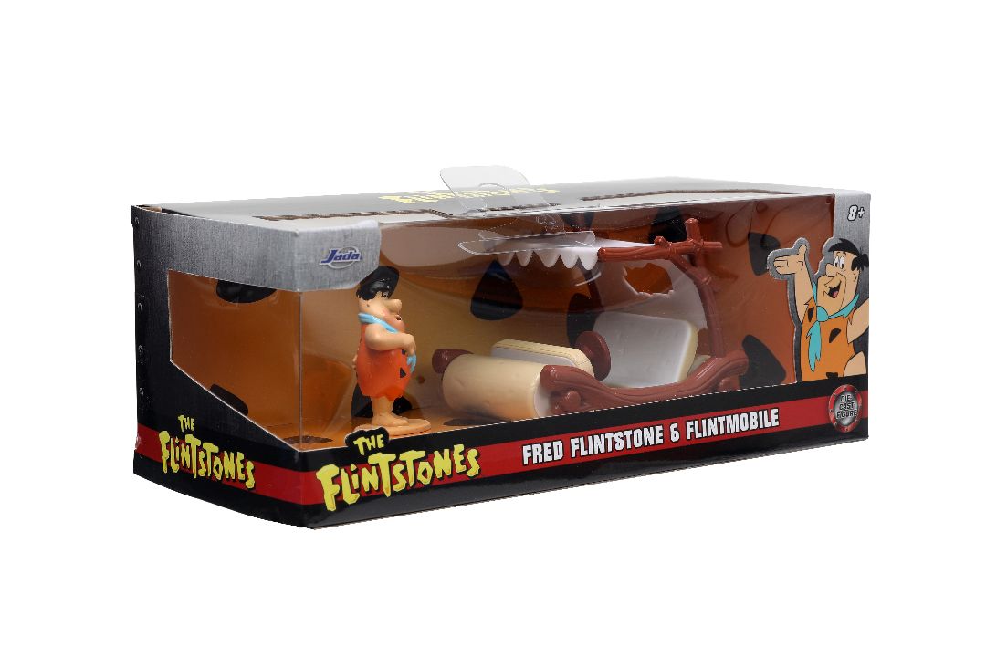 Jada 1/32 "Hollywood Rides" The Flintmobile - Fred Flintstone – image 17