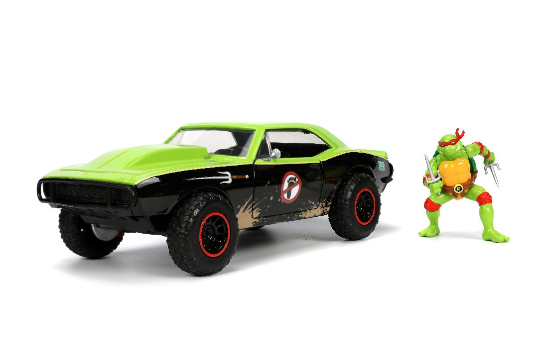 Jada 1/24 "Hollywood Rides" TMNT 1967 Chevy Camaro with Raphael – image 5