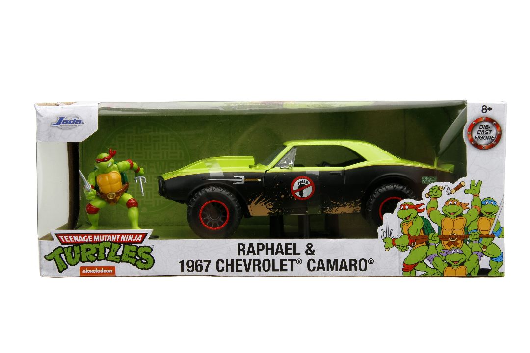 Jada 1/24 "Hollywood Rides" TMNT 1967 Chevy Camaro with Raphael – image 18