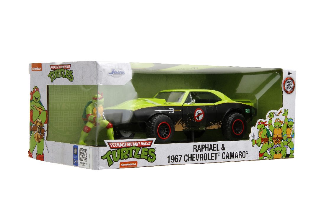 Jada 1/24 "Hollywood Rides" TMNT 1967 Chevy Camaro with Raphael – image 16