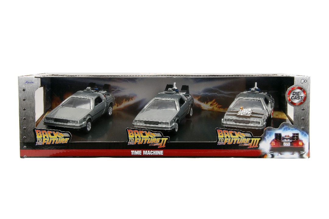 Jada 1/32 "Hollywood Rides" Back to The Future 3-Pack – image 6