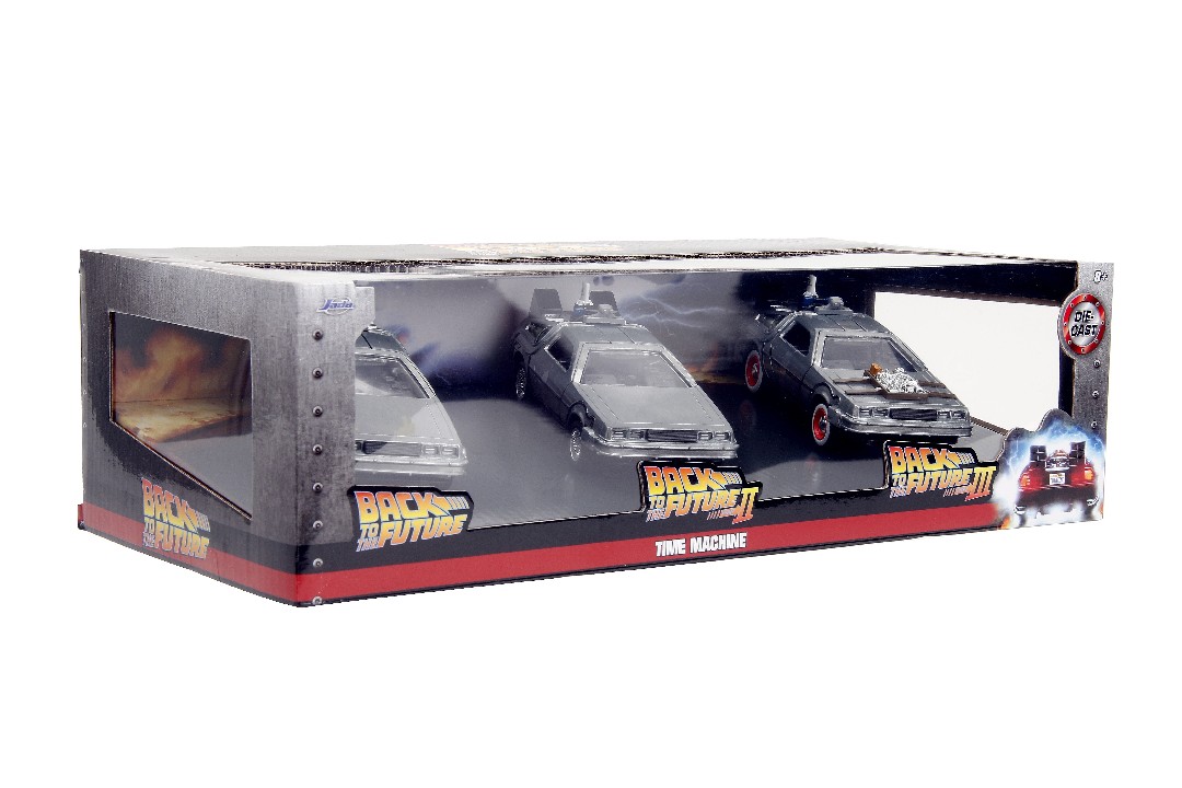 Jada 1/32 "Hollywood Rides" Back to The Future 3-Pack – image 7