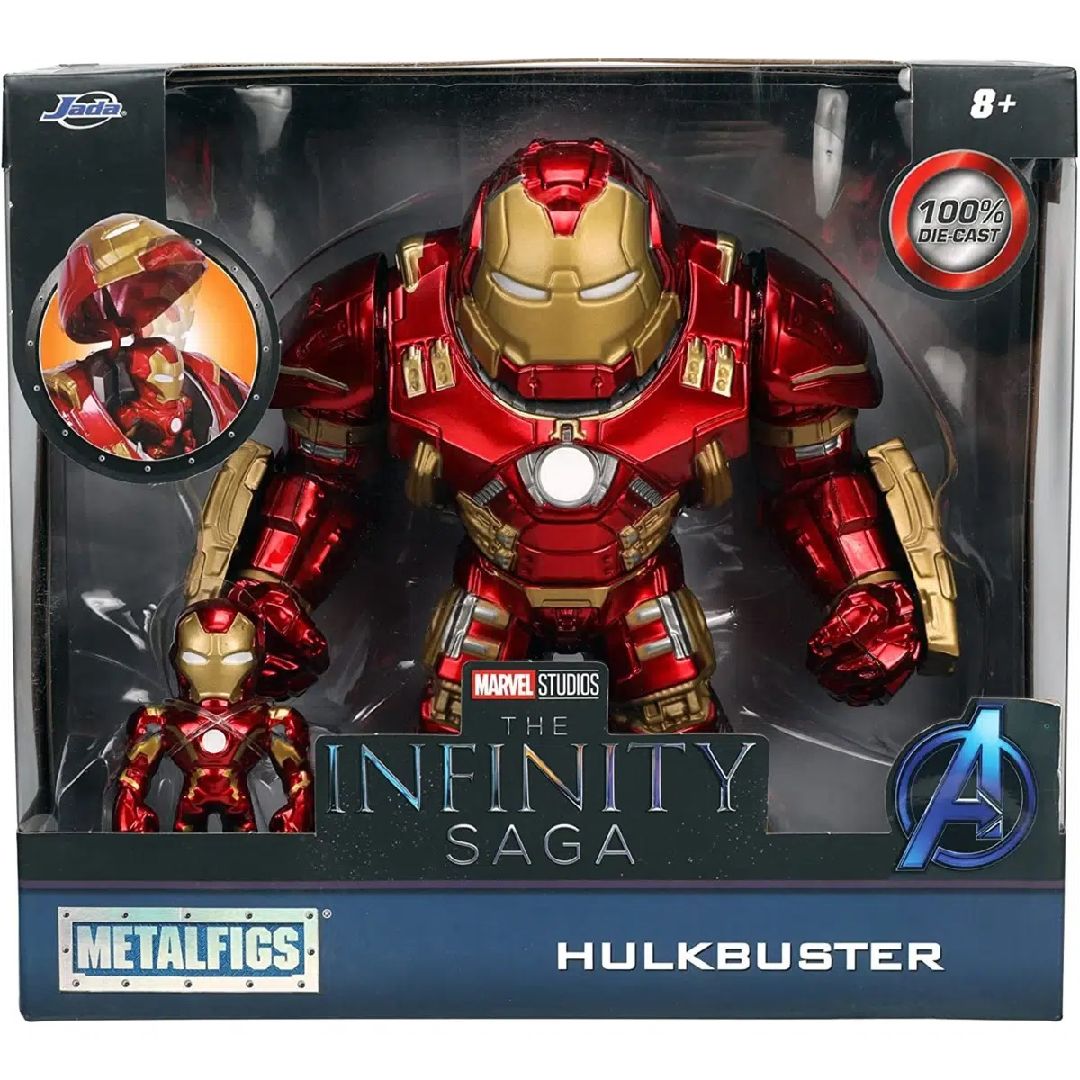 Jada 2.5" Metalfigs Iron Man & 6.5" Hulkbuster thumbnail 24
