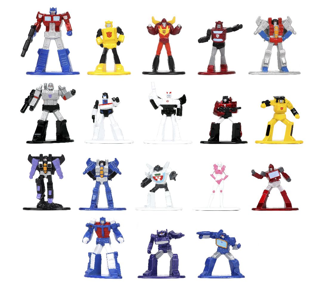 Jada 1.65" Nano Metalfigs Transformers 18 Pack – image 2