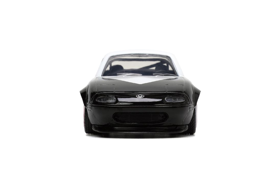 Jada 1/32 "Hollywood Rides" 1990 Mazda Miata w/Ghost Spider – image 4