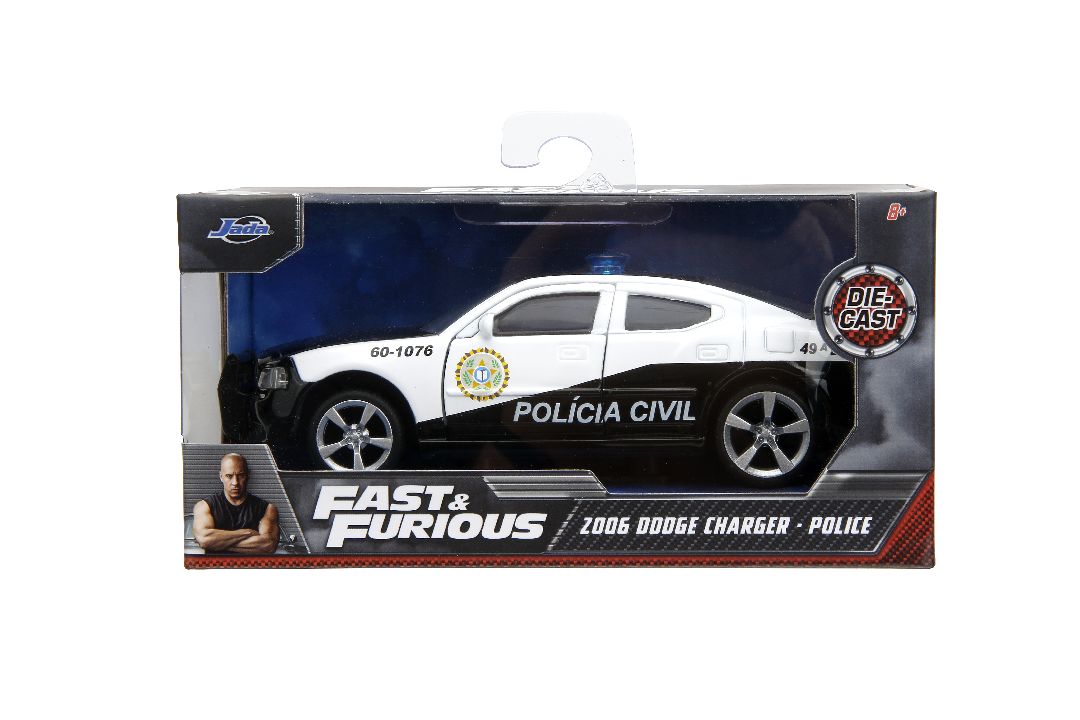 Jada 1/32 "Fast & Furious" 2006 Dodge Charger Police Car – image 12