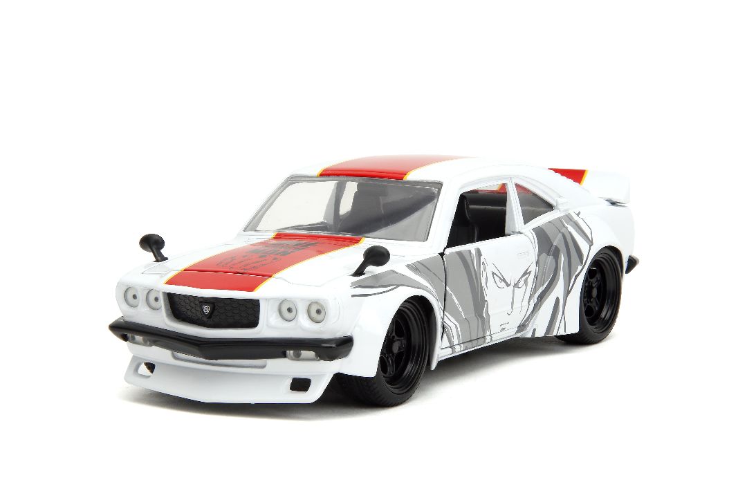 Jada 1/24 "Hollywood Rides" Viz Media 1974 Mazda RX-3 One Punch – image 6
