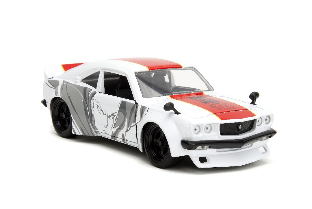 Jada 1/24 "Hollywood Rides" Viz Media 1974 Mazda RX-3 One Punch – image 12