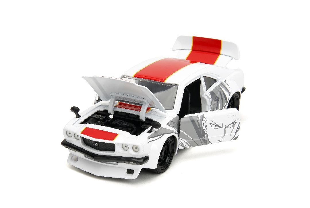 Jada 1/24 "Hollywood Rides" Viz Media 1974 Mazda RX-3 One Punch – image 15