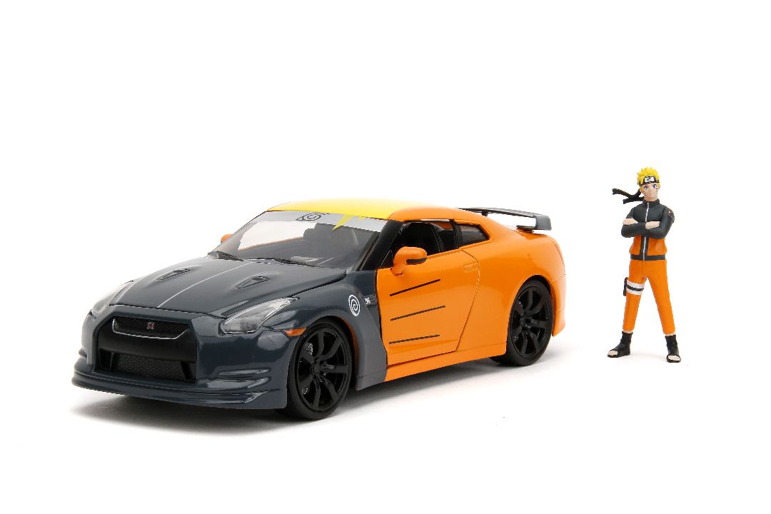 Jada 1/24 "Hollywood Rides" 2009 Nissan GT-R (R35) With Naruto – image 2