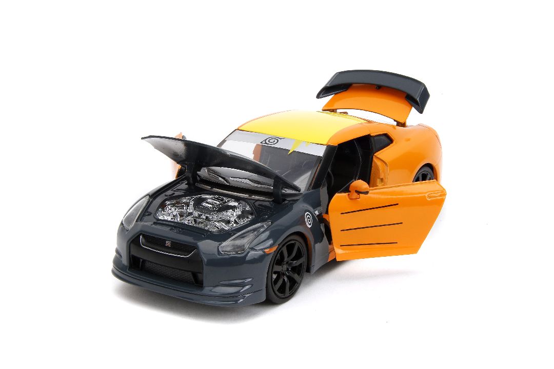 Jada 1/24 "Hollywood Rides" 2009 Nissan GT-R (R35) With Naruto – image 14