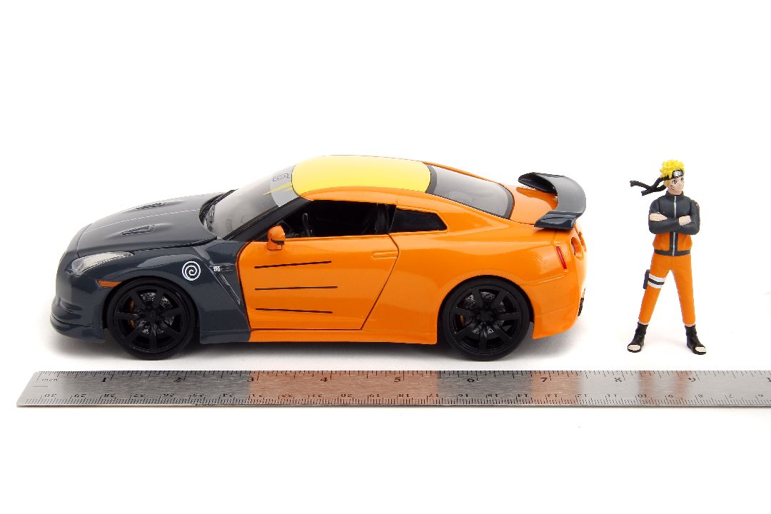 Jada 1/24 "Hollywood Rides" 2009 Nissan GT-R (R35) With Naruto – image 16